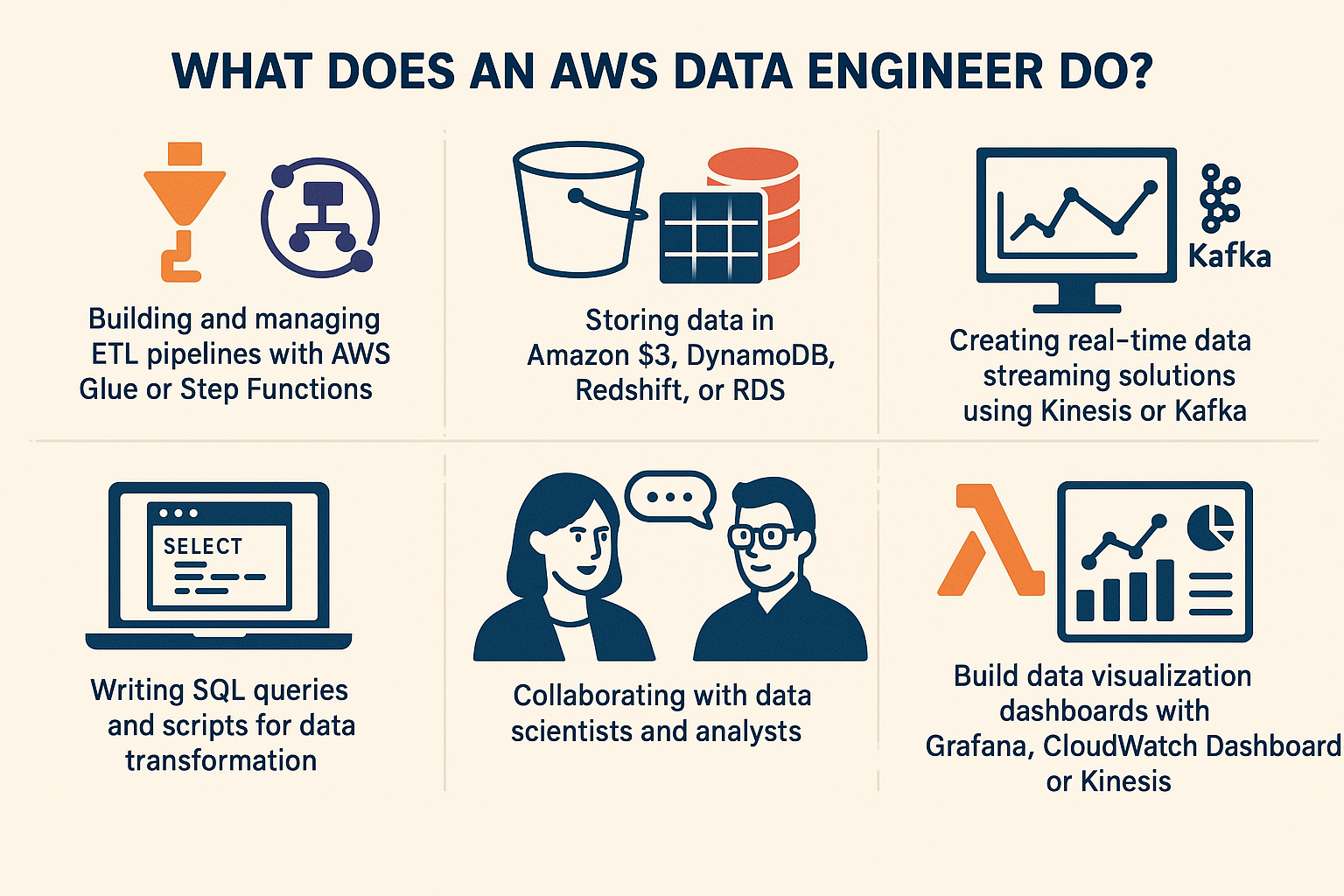 What does an AWS data engineers do ?